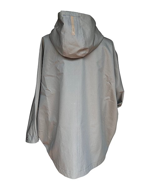 Stylische Cape-Jacke "Feel" in der Farbe Smoke