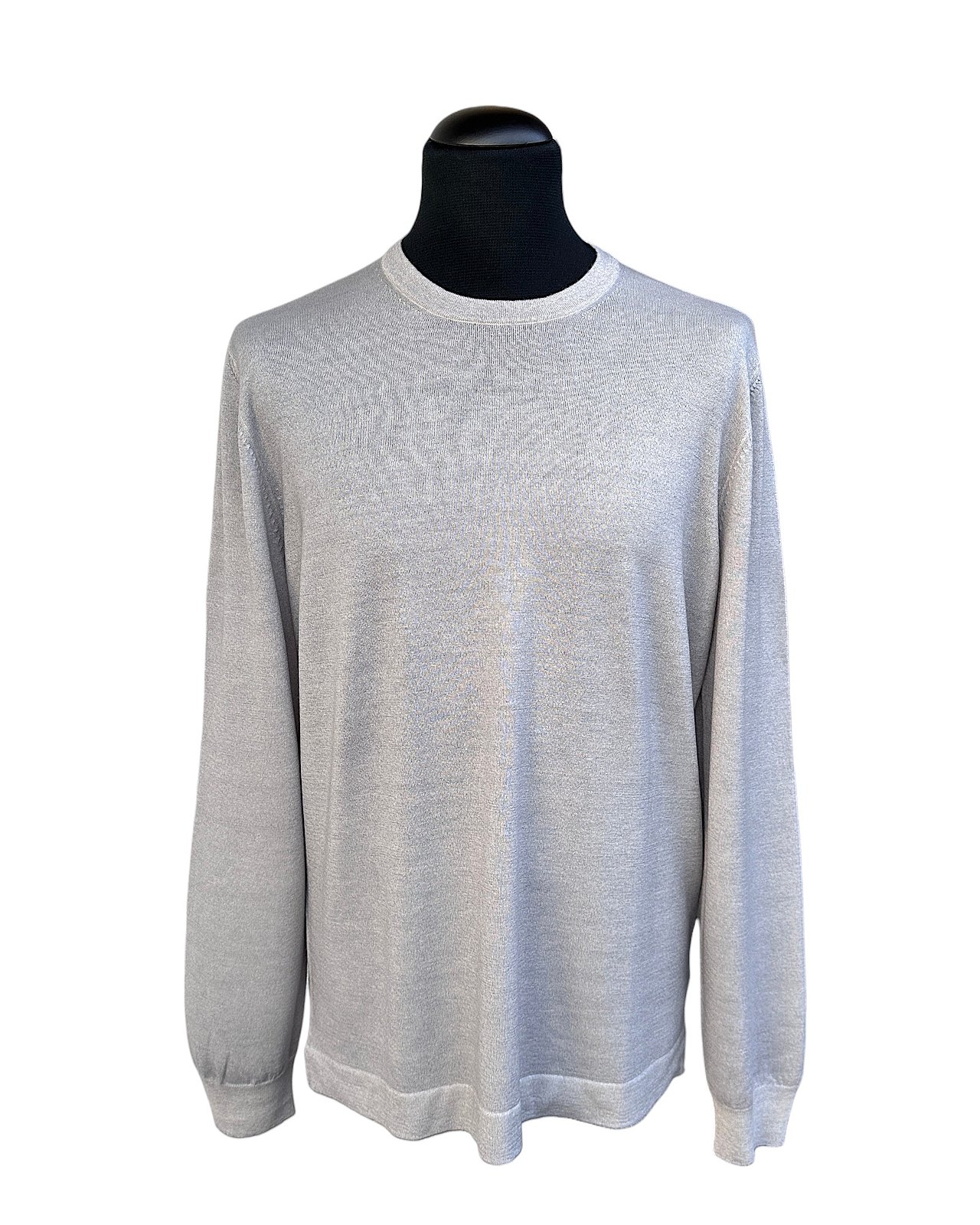 Edler, leichter Cashmere-Pullover, hellgrau