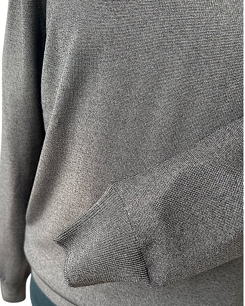 Classic sweater in melange brown 