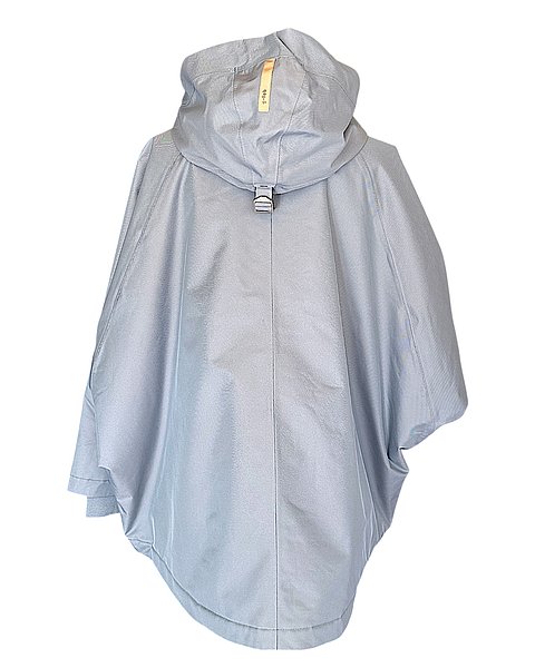 Stylische Cape-Jacke, hellblau