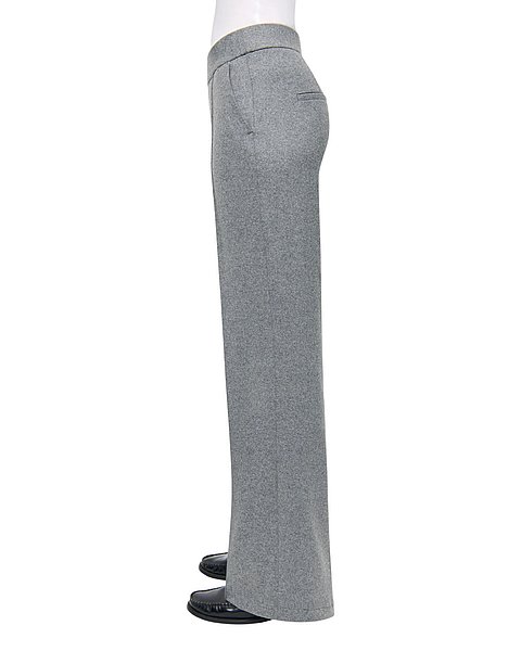 Edle Hose in grau in angenehmer Flanell-Qualität