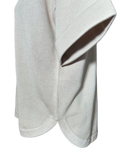 Polo in maglia casual color beige