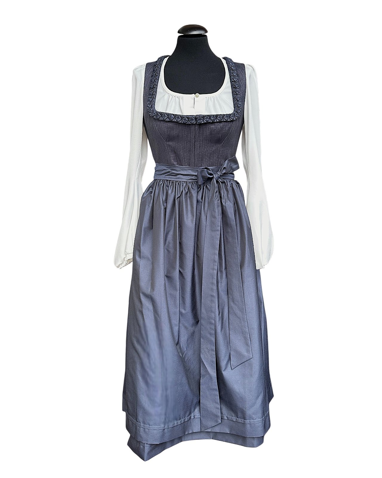 Dirndl elegante e tradizionale in blu scuro 