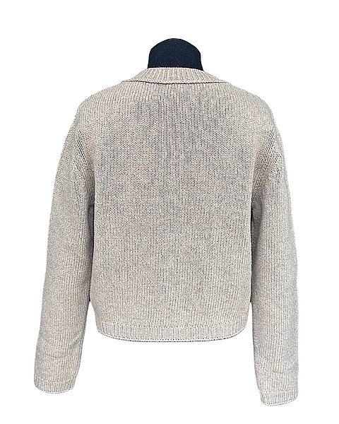 Cozy cardigan in soft greige 