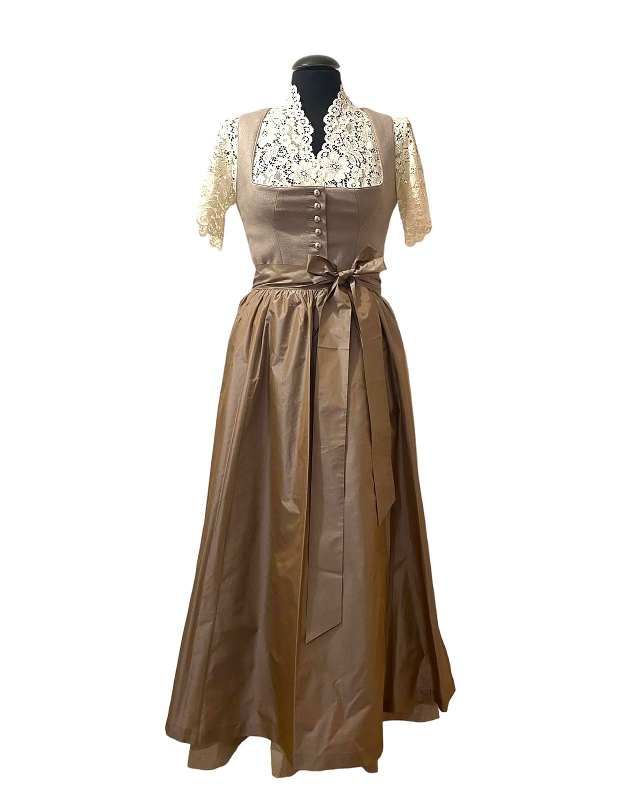 Midi-Dirndl in einem wunderschönen Sandton