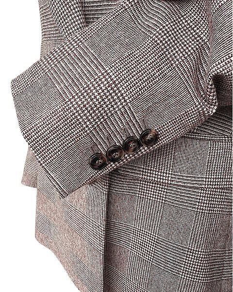 Blazer doppio petto con motivo Glencheck 
