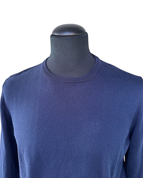 Pullover mit Rundhalsausschnitt, dunkelblau