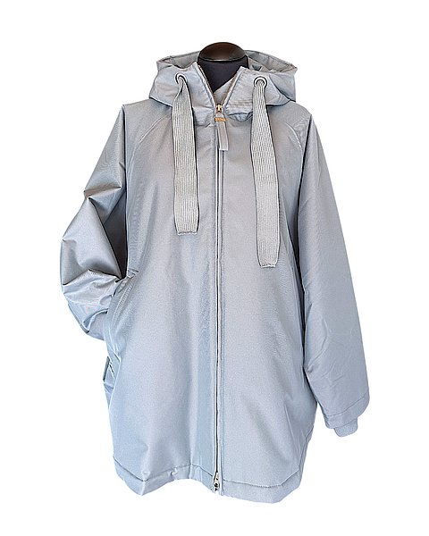 Stylische Cape-Jacke, hellblau 