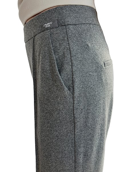 Edle Hose in grau in angenehmer Flanell-Qualität