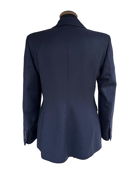 Elaganter, figurbetonter Blazer, dunkelblau 